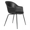 Gubi Bat Schalenstuhl Gestell konisch schwarz| Stühle