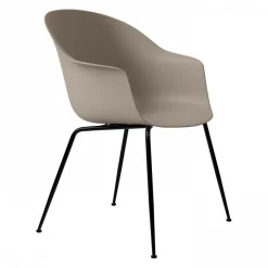 Gubi Bat Schalenstuhl Gestell konisch schwarz| Stühle