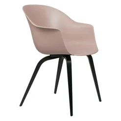 Gubi Bat Schalenstuhl Gestell Buche schwarz| Stühle