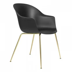 Stühle^Gubi Bat Schalenstuhl Gestell konisch messing