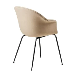 Gubi Bat Schalenstuhl Vollpolsterung Gestell konisch| Stühle