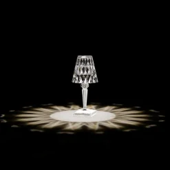 Kartell Battery LED Outdoor Tischleuchte mit Akku| Outdoor-Akkuleuchten|Outdoor-Akkuleuchten