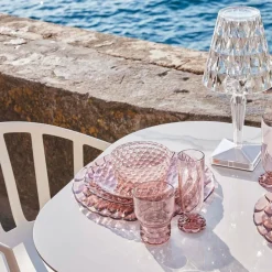 Kartell Battery LED Outdoor Tischleuchte mit Akku| Outdoor-Akkuleuchten|Outdoor-Akkuleuchten