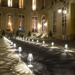 Kartell Battery LED Outdoor Tischleuchte mit Akku| Outdoor-Akkuleuchten|Outdoor-Akkuleuchten