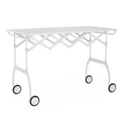 Kartell Battista Servierwagen klappbar matt| Servierwagen