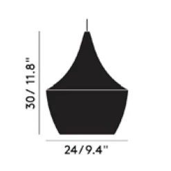 Pendelleuchten^Tom Dixon Beat Fat LED Pendelleuchte