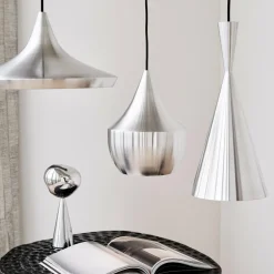 Pendelleuchten^Tom Dixon Beat Tall Unbeaten LED Pendelleuchte