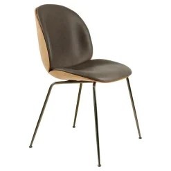 Gubi Beetle 3D Veneer Stuhl Leder gepolstert| Stühle