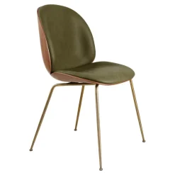 Gubi Beetle 3D Veneer Stuhl Leder gepolstert| Stühle