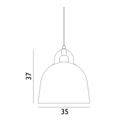 Pendelleuchten^Normann Copenhagen Bell Pendelleuchte S