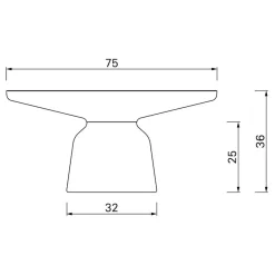 Beistelltische|Tische^ClassiCon Bell Side Table Beistelltisch Stahl