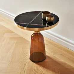 ClassiCon Bell Side Table Beistelltisch Messing Marmor| Tische|Beistelltische