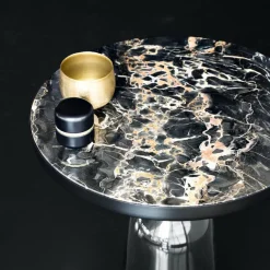 ClassiCon Bell Side Table Beistelltisch Messing Marmor| Tische|Beistelltische