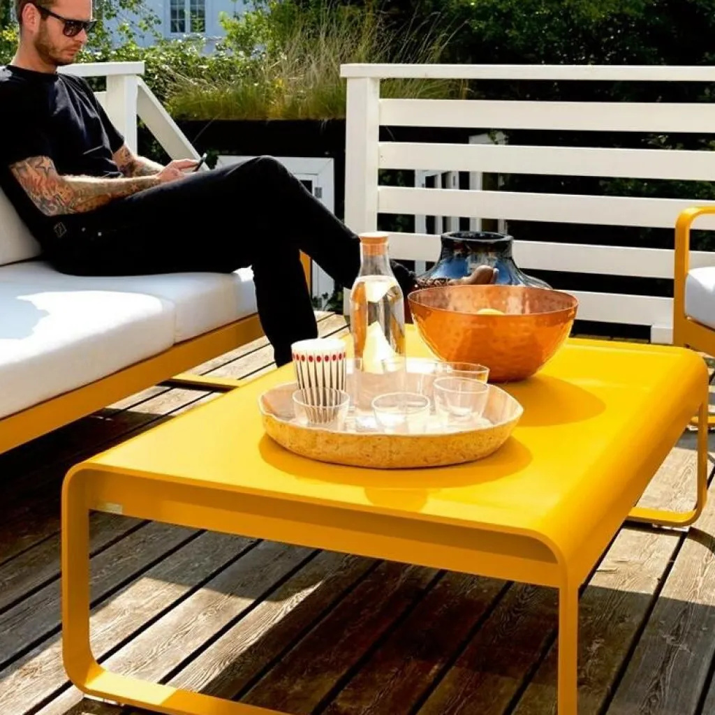 Fermob Bellevie niedriger Tisch| Garten-Beistelltische