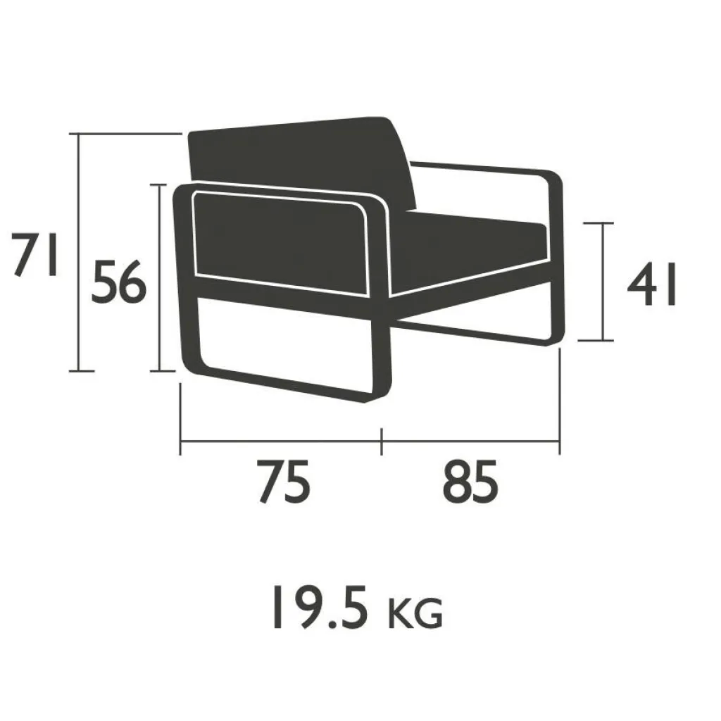 Outdoor-Sofas & Sessel^Fermob Bellevie Outdoor-Sessel