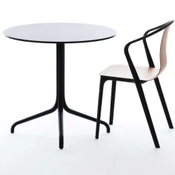 Stühle^Vitra Belleville Armlehnstuhl Holz