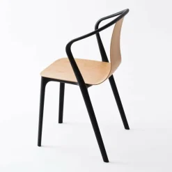 Vitra Belleville Armlehnstuhl Holz| Gartenstühle