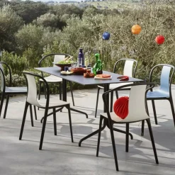 Vitra Belleville Gartenarmlehnstuhl Kunststoff| Gartenstühle