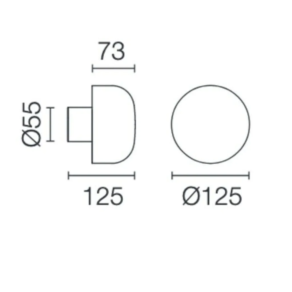 Deckenleuchten Außen|Deckenleuchten Außen^Flos Bellhop LED Außenwandleuchte