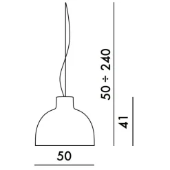 Pendelleuchten^Kartell Bellissima Pendelleuchte matt