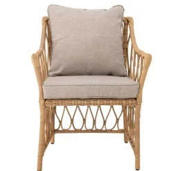 Bloomingville Belluce Loungestuhl mit Hocker| Stühle