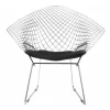 Sessel^Knoll International Bertoia Diamond Sessel mit Sitzkissen