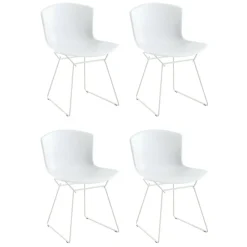 Knoll International Bertoia Plastic Side Chair Stuhl 4er Set| Stühle