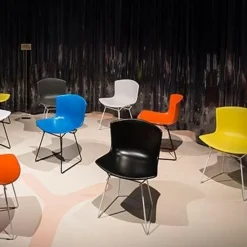 Knoll International Bertoia Plastic Side Chair Stuhl Gestell weiß| Stühle