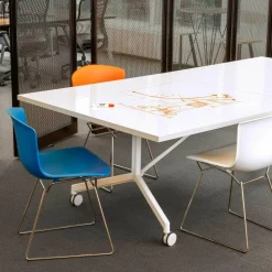 Knoll International Bertoia Plastic Stuhl Gestell verchromt| Stühle