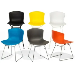 Knoll International Bertoia Plastic Stuhl Gestell verchromt| Stühle