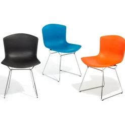Knoll International Bertoia Plastic Stuhl Gestell verchromt| Stühle