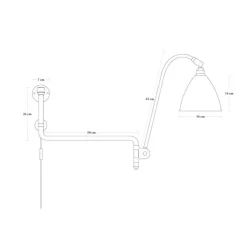 Wandleuchten^Gubi Bestlite BL 10 Wandleuchte