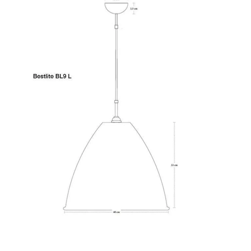 Pendelleuchten^Gubi Bestlite BL9 Pendelleuchte