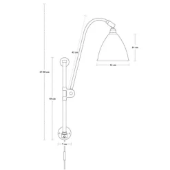 Wandleuchten^Gubi Bestlite BL5 Wandleuchte