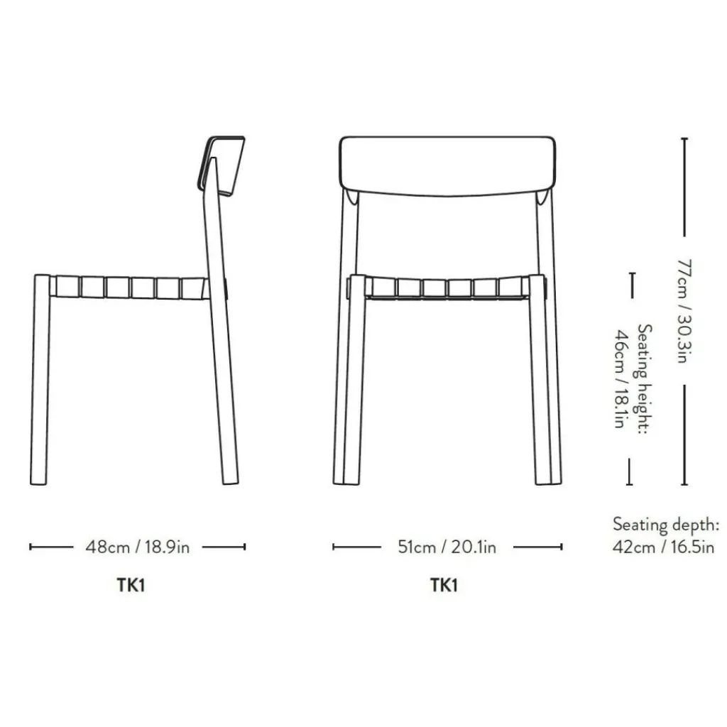 &Tradition Betty TK1 Stuhl| Stühle