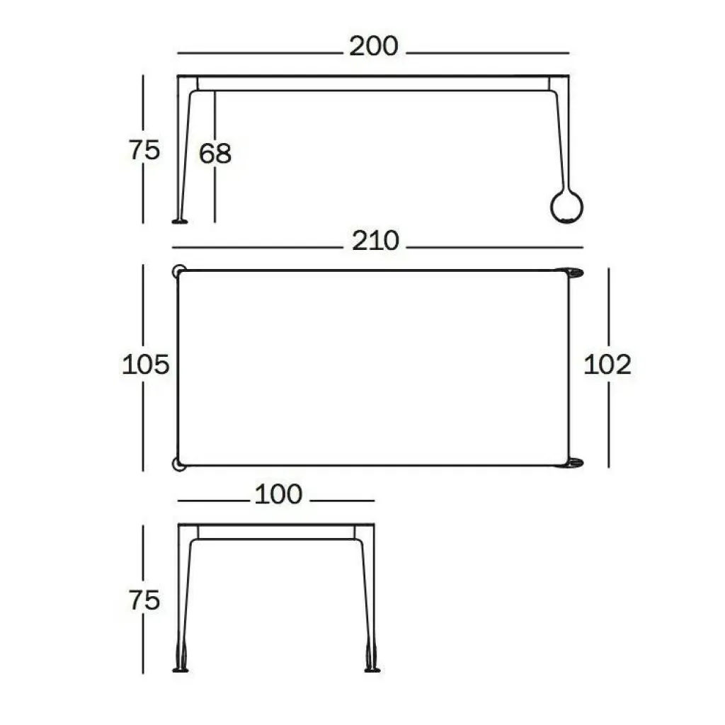 Tische^Magis Big Will Esstisch/Schreibtisch