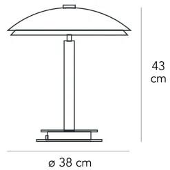 Fontana Arte Bis Tris Tischleuchte| Nachttischleuchten