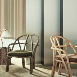 Gubi Bistra Loungesessel Gestell Oliv| Stühle