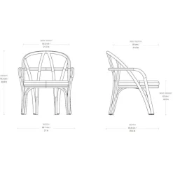 Gubi Bistra Loungesessel Gestell Oliv| Stühle