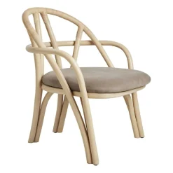 Gubi Bistra Loungesessel Gestell Natur| Stühle