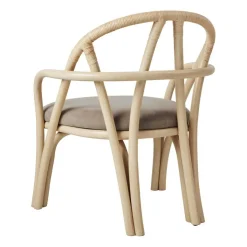 Gubi Bistra Loungesessel Gestell Natur| Stühle