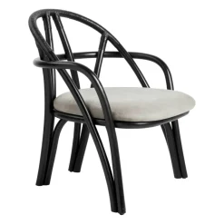 Gubi Bistra Loungesessel Gestell Natur| Stühle