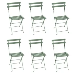 Fermob Bistro Metall Klappstuhl 6er Set| Gartenstühle