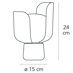 Tischleuchten|Nachttischleuchten^Fontana Arte Blom Tischleuchte