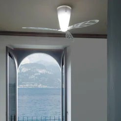 Luceplan Blow D28 Deckenventilator und Deckenleuchte| Deckenleuchten