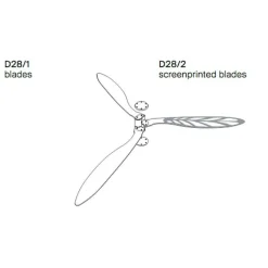 Luceplan Blow D28 Deckenventilator und Deckenleuchte| Deckenleuchten