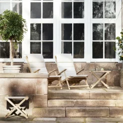 Garten-Beistelltische^Carl Hansen BM5868 Garten Beistelltisch klappbar