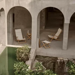 Garten-Beistelltische^Carl Hansen BM5868 Garten Beistelltisch klappbar