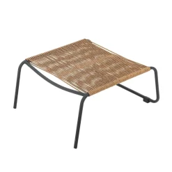 Bloomingville Boel Liegestuhl mit Hocker| Gartenstühle