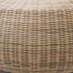 Gervasoni Bolla Rattan-Beistelltisch / Ottomane| Beistelltische|Tische